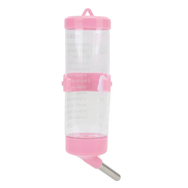 Automatisk dricksfontän för hamster utan dropp - rosa (125 ml)