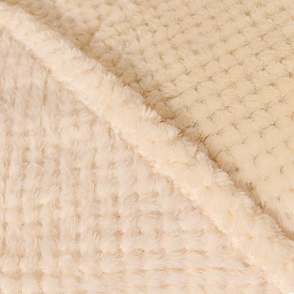 Fortykket ensfarvet ananasgitter Flanelletæppe Coral Velvet Sofatæppe Aircondition tæppe lurtæppe red 70*100cm