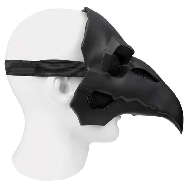 Steampunk Pestedoktor Maske Lang Næb Fuglekostume Tilbehør
