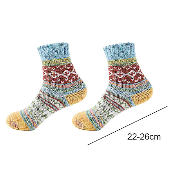 Wool Socks Thick Warm Soft Winter Knit Cozysuitable For Going Out In Winter-style 4
