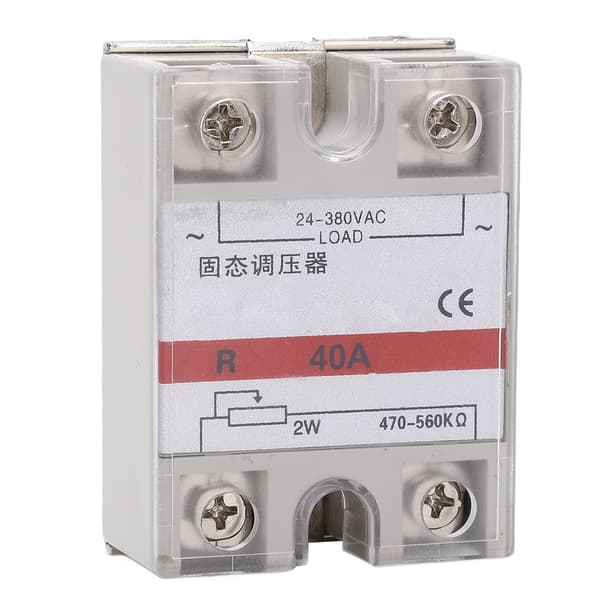 Solid State Spændingsregulator SSVR 40A 24-380VAC AC Spændingsmodstandsregulering
