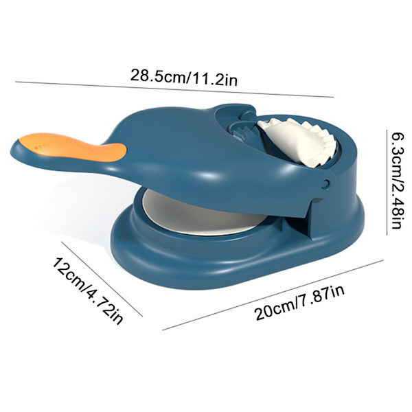 2 i 1 Dumpling Maker Maskin Lätt att Använda Hushålls Dumpling Pressform