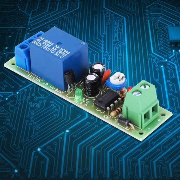 JK02 Relébrytermodul DC12V Trigger Timer Slå Av Bryterkort Modul5S