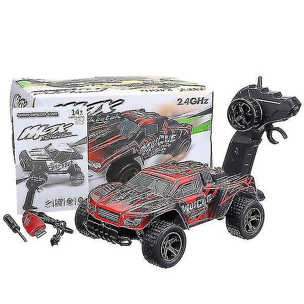 Ny 2,4g 55km/h Radio Rapid Remote Control Rtr Racing Car Red
