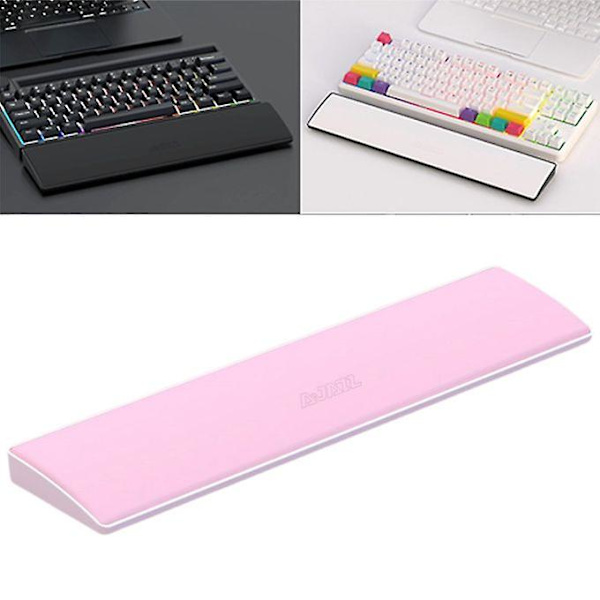 Pu Keyboard Håndledsstøtte Pad Håndledsstøtte Hånd Palm 61-tast Pink