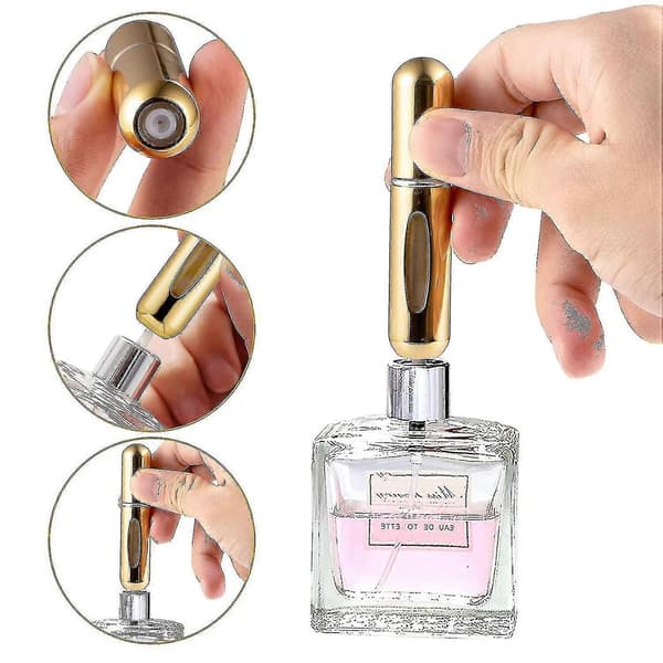 4 stk 5 ml parfymeforstøver, påfyllbare parfymeforstøvere, parfymeforstøvere