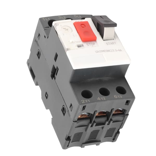 35mm DIN-skinne Montering Motor Start Stopp Beskyttelse Strømbryter 2.5-4A