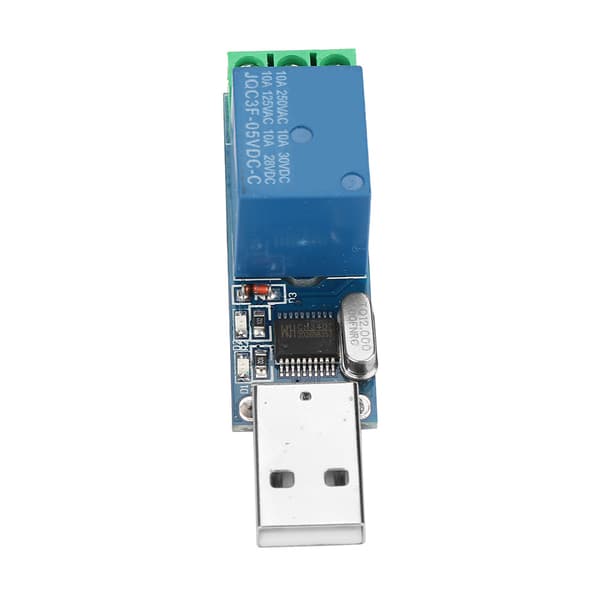 USB Relæmodul MCU PC USB Smart Kontrol Switch Jog Selvlåsende