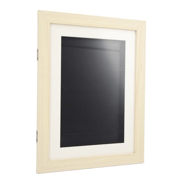 Konstramar för barn DIY Konstverk Bildram Frontöppning Barn Ritning Display Trä