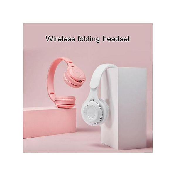 M6 trådløse øretelefoner Bluetooth-headsets Kraftig bas foldbar - blå