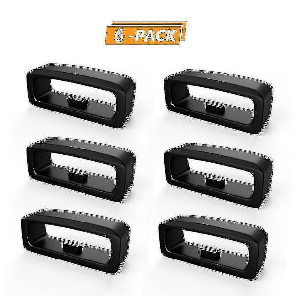 6 stk gummifeste ring sikkerhetsring erstatning for Garmin Fenix5/fenix5 Plus (22mm)