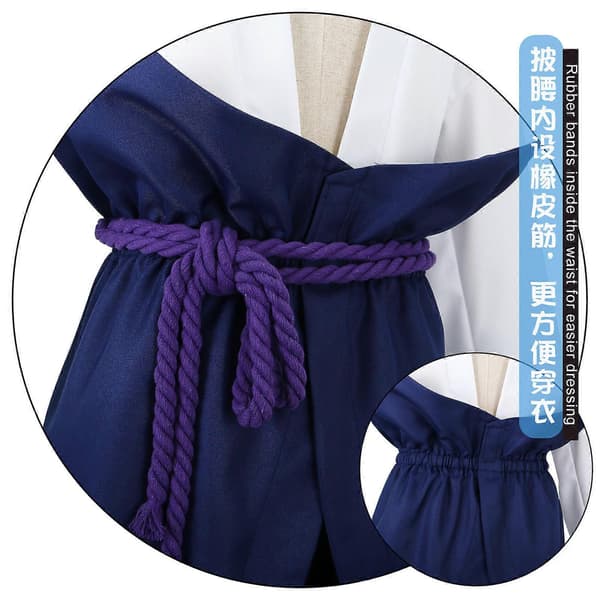 【BQ】Cosplay Kostume Sasuke Uchiha Komplet Sæt Polyester Materiale Anime Rollespilsdragt til Konventionsfest B B M