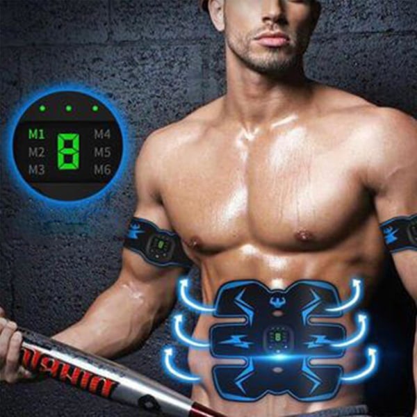 Abs Stimulator Abdominal Muscle, Muscle Stimulator, Ems Abs Trainer Body Toning Fitness, Usb Rechargeable Toning Belt Abs Fit Weight Muscle Toner Work