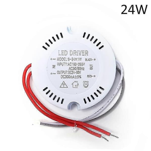 LED-driver, Transformator, Strømforsyning, Adapter til LED-pære/lyskilde, Rundt kabinet