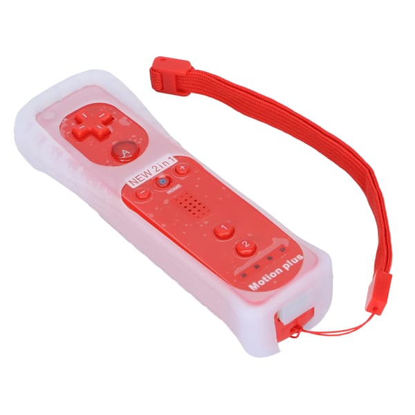 Vibration Lyd Spil Controller med Motion Plus til Wii U - Rød