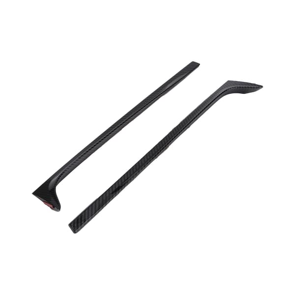 2st bakfönster sidospoilers Canards Wing-tillbehörsbyte för MK5 2011-2017 kolfiberstil