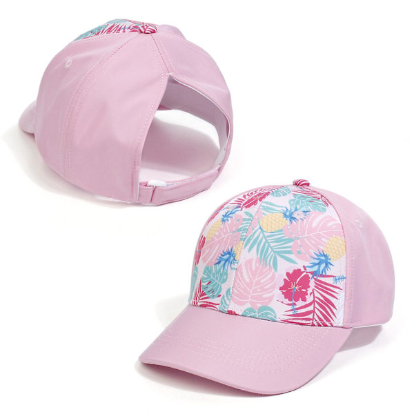 Mode utomhussporter cap rosa blad S size (20inch)