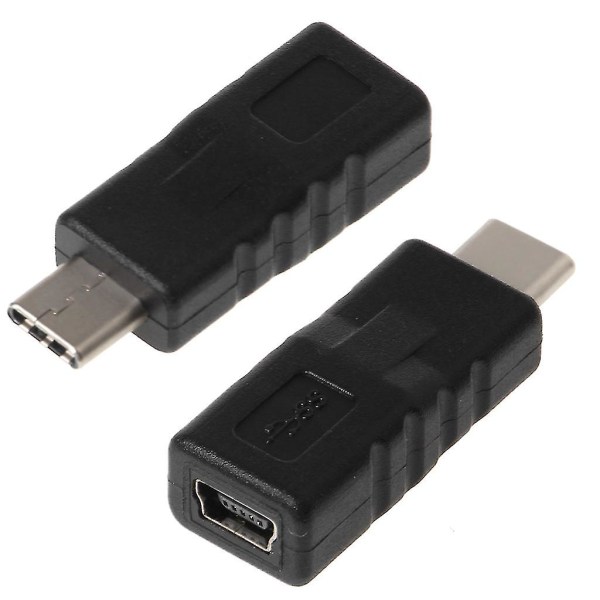 Type C uros - Mini Usb naaras -muunninadapteri Samsung S8 Note8 Xiaomi5 6 -puhelimille