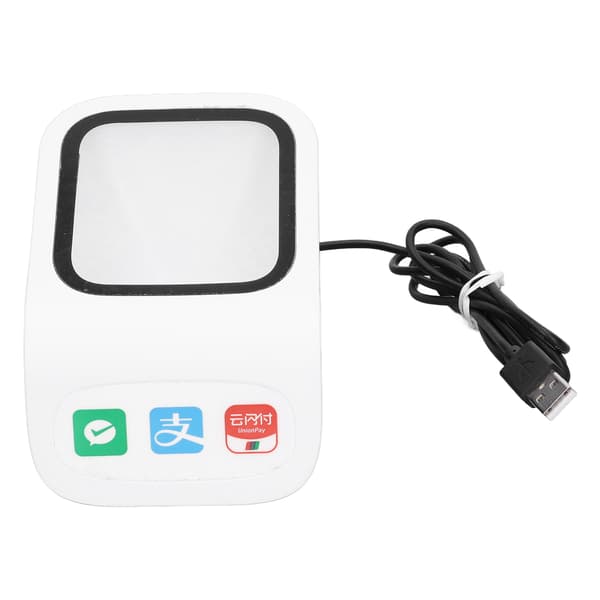 Skrivebordskannar for strekkoder med talemeldingar Stort vindu QR USB ...