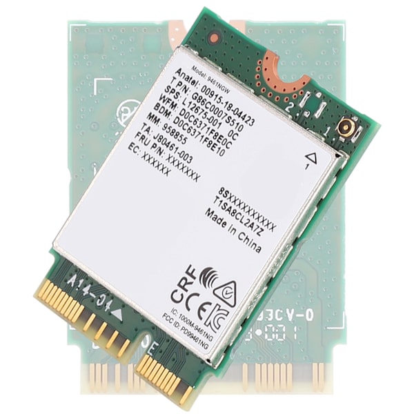 Intel 9461NGW trådløst netværkskort - M.2-grænseflade, 433 Mbps, Bluetooth 5.0-understøttelse