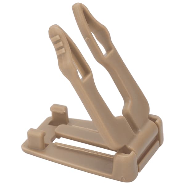 10 stk. Tan Molle Webbing Stroppspenneklips for Ryggsekkforbindelse