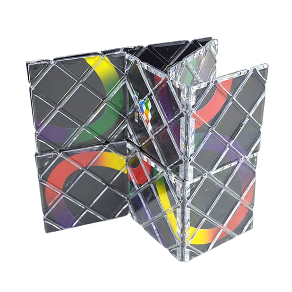 Vikbar 8-panels Magic Cube Professionell Twisty Puzzle Klassiska Leksaker