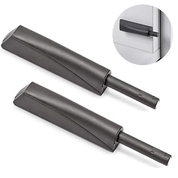 Magneettiset työntösalvat kaappiin 2 Pack Upotettava kaappi Black