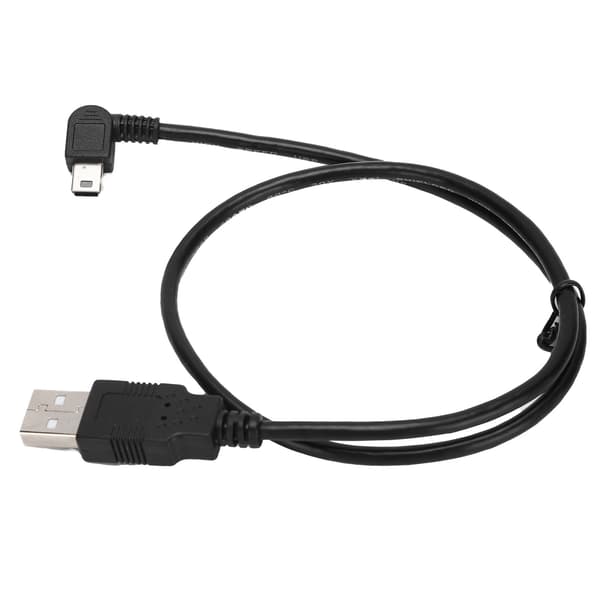 USBA til Mini USBB Kabel Han til Han Albue Venstre Vinkel Strømforsyning Ladekabel til PC