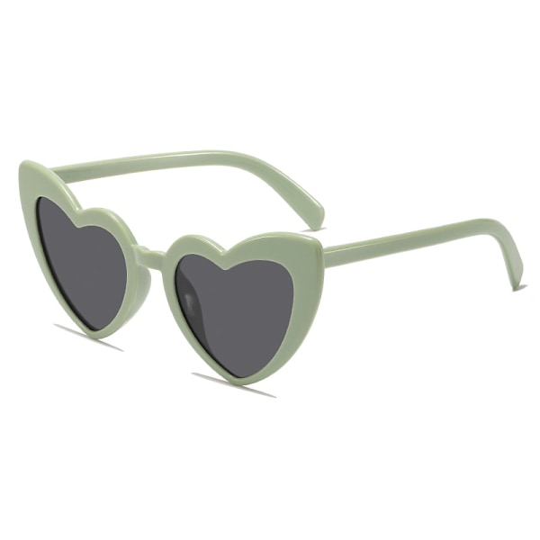 【Barbie Shop】10 stk. hjerteformede solbriller til fest, bryllup, brudepigegave Green 10PCS