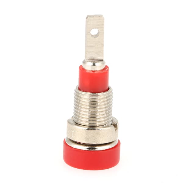 5 stk. blandet farve bananstik 2,0 mm jack panelmonterede testprober