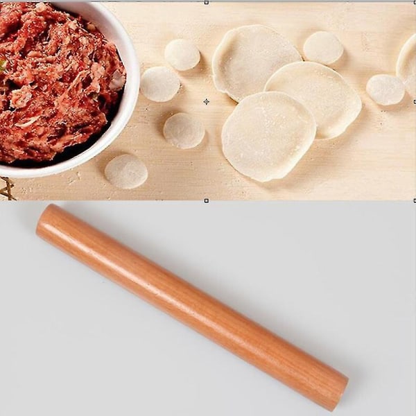 40cm Wooden Rolling Pin Pastries Roller Stick Tools Accessories For Kitchen Baking