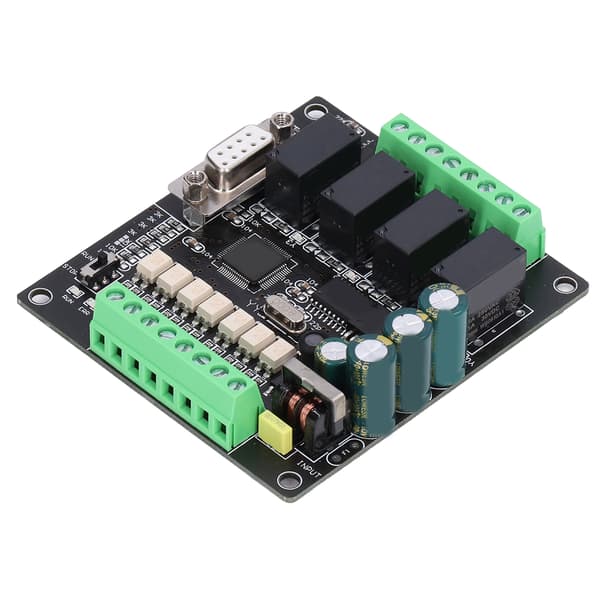 PLC Controller Programmerbart Industrielt Kontrolkort Relæudgang DC 24V FX1N‑10MR