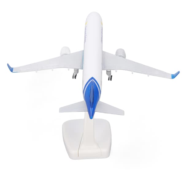 Flymodel 18,4x16,7 cm Legering Robust Flymodel Legetøj med Landingsstel til Samling Dekoration