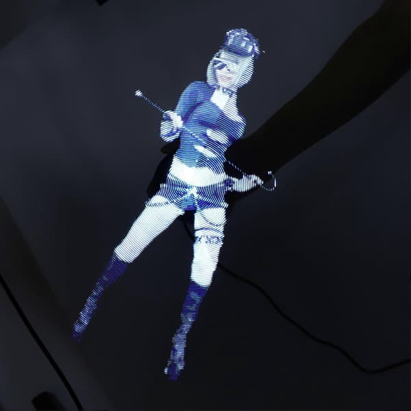 3D Hologram Projektor 224LED 42cm 800*480 Wifi sort black 60 "
