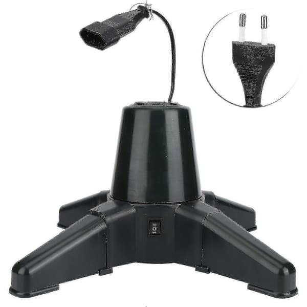 360 graders roterande julgransstativ elektrisk bas - 40 cm heminredning 1pc EU Plug