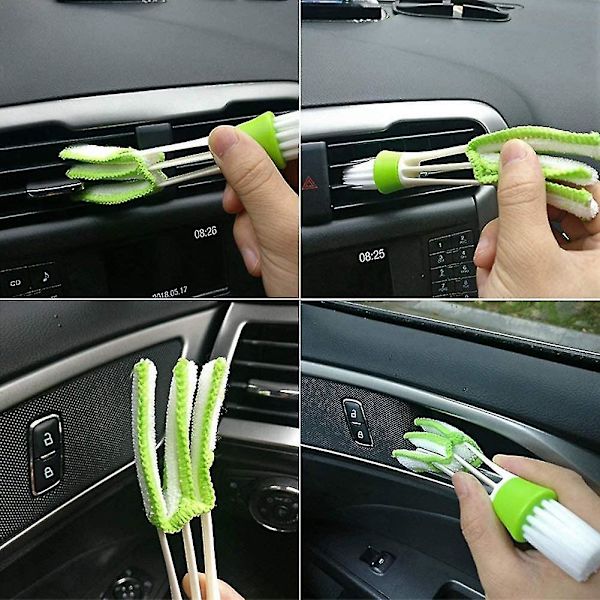 14st set Power Scrubber borrborstar Bildetaljborste för luftventiler för glasdäckfälgrengöring 14pcs