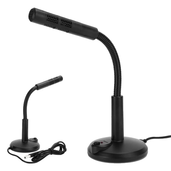 USB Mikrofon Justerbar Slange Desktop Computer PC Live Broadcast Forretningskontor Spil M‑309