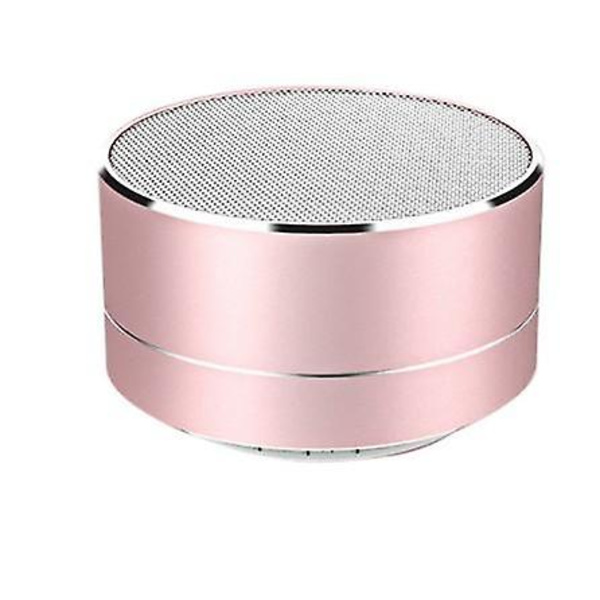 Trådlöst Bluetooth högtalarlås och ladda Spray Mobiltelefon Portable Card Mini Speaker Broadcast Collection Alerter Spea Pink