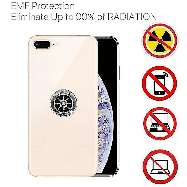 Til elektronisk enhed Emp Emf Protection Anti Radiation Sticker 10Pcs Silver