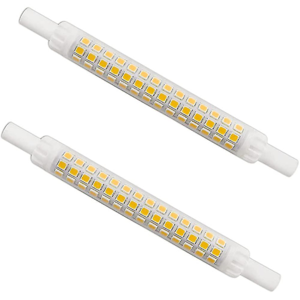 R7s 118 mm dimbar LED-pære, 10w ekvivalent 80w halogenpære, kaldhvit