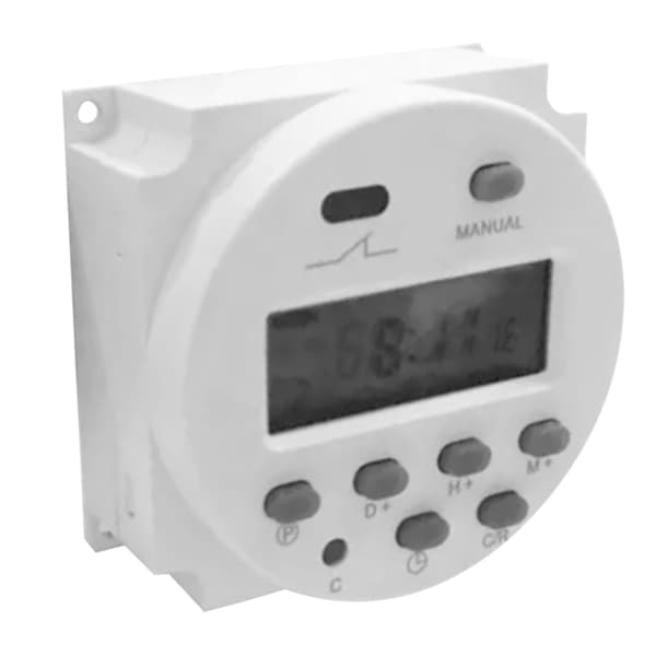 Digital Timer Microcomputer Tidsstyringsbryter med LCD-skjerm CN101A DC12V 4 Kabler