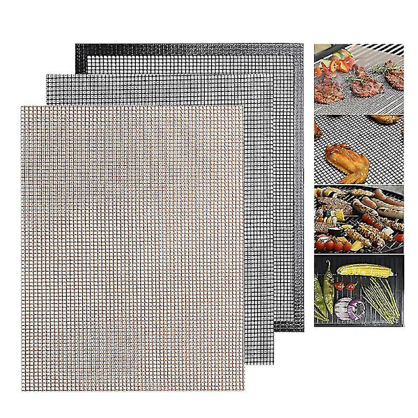 Tapis De Cuisson Pour Grill 3st - Tapis De Cuisson Antiadhsif Tapis De Cuisson Rutilisable Pour Barbecue