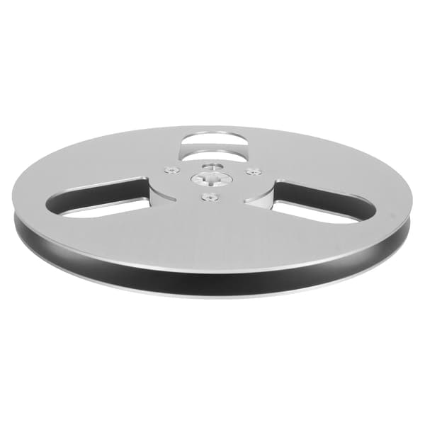 1/4 7 tommer tom båndspole aluminiumslegering vindmodstand 3 huller åben spole lydoptagelsesspole til optagelse til Nab sølv