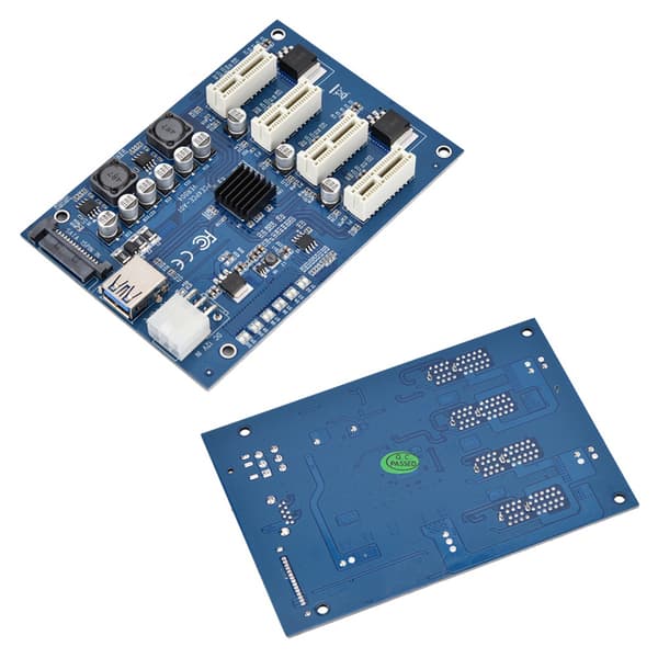 PCI-E 1X til 4X USB3.0 Konverter - Udvidelseskit til Windows