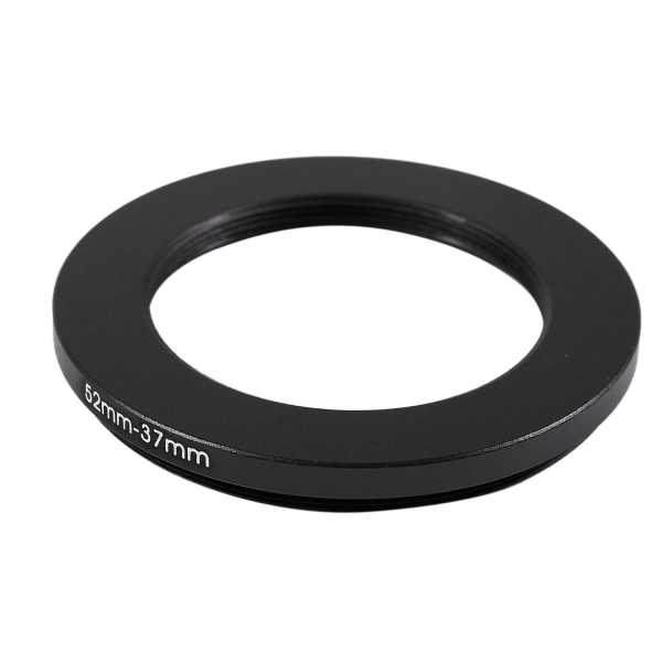 52mm-37mm 52mm till 37mm svart ringadapter för kamera Black