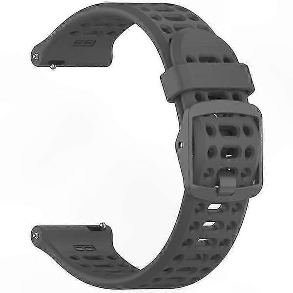 【BQ】Justerbar silikone urrem til Coros Pace 3, holdbar udskiftningsrem DarkGrey