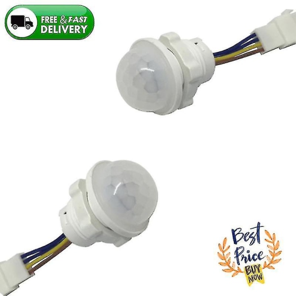 1/5/10 Styck Infrarött ljus Rörelsesensor Fördröjning Hembelysning Switch Led Känsligt Nattljus Hem Inomhus Utomhus 110-265v