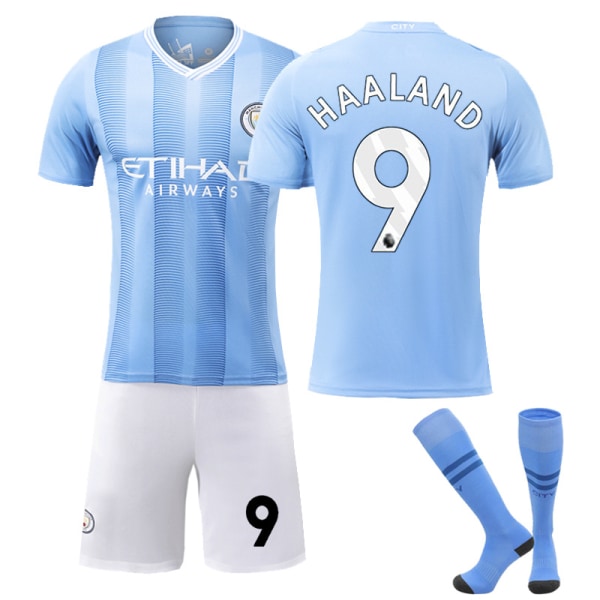 2324 Manchester City hemma nr 9 Haaland fotbollskläder aldult#3XL