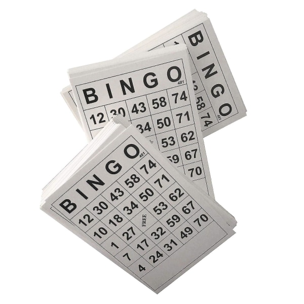 Classic Bingo Cards 0-75 Hauskat perhekorttipelit Bingoliput Pelit perheille aikuisille lapsille