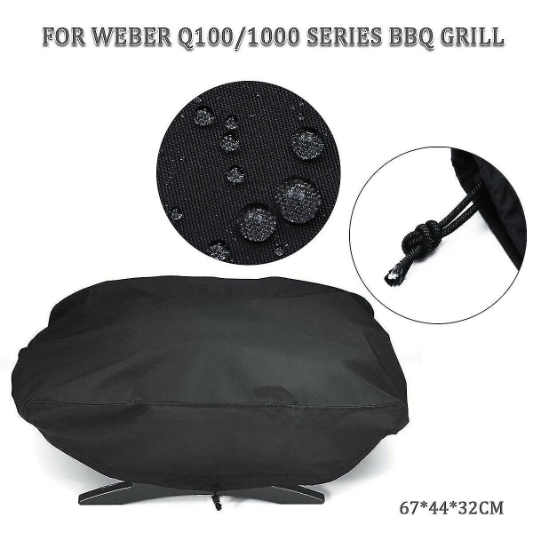 Cover för gasgrill för Weber Q100-serien